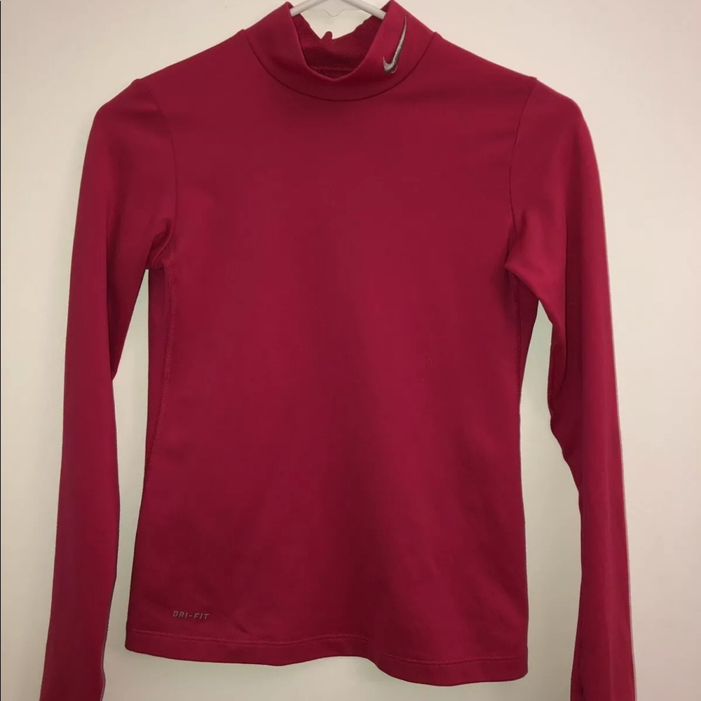 Women Nike Dri Fit Long Sleeve Shirt (PINK)